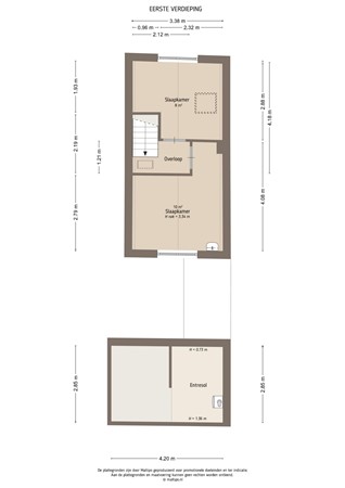 Floorplan - Bergstraat 71, 4141 BT Leerdam